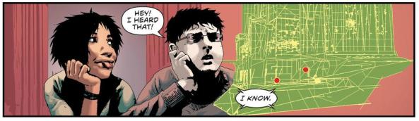 Naomi and Fyff map Green Arrow's location