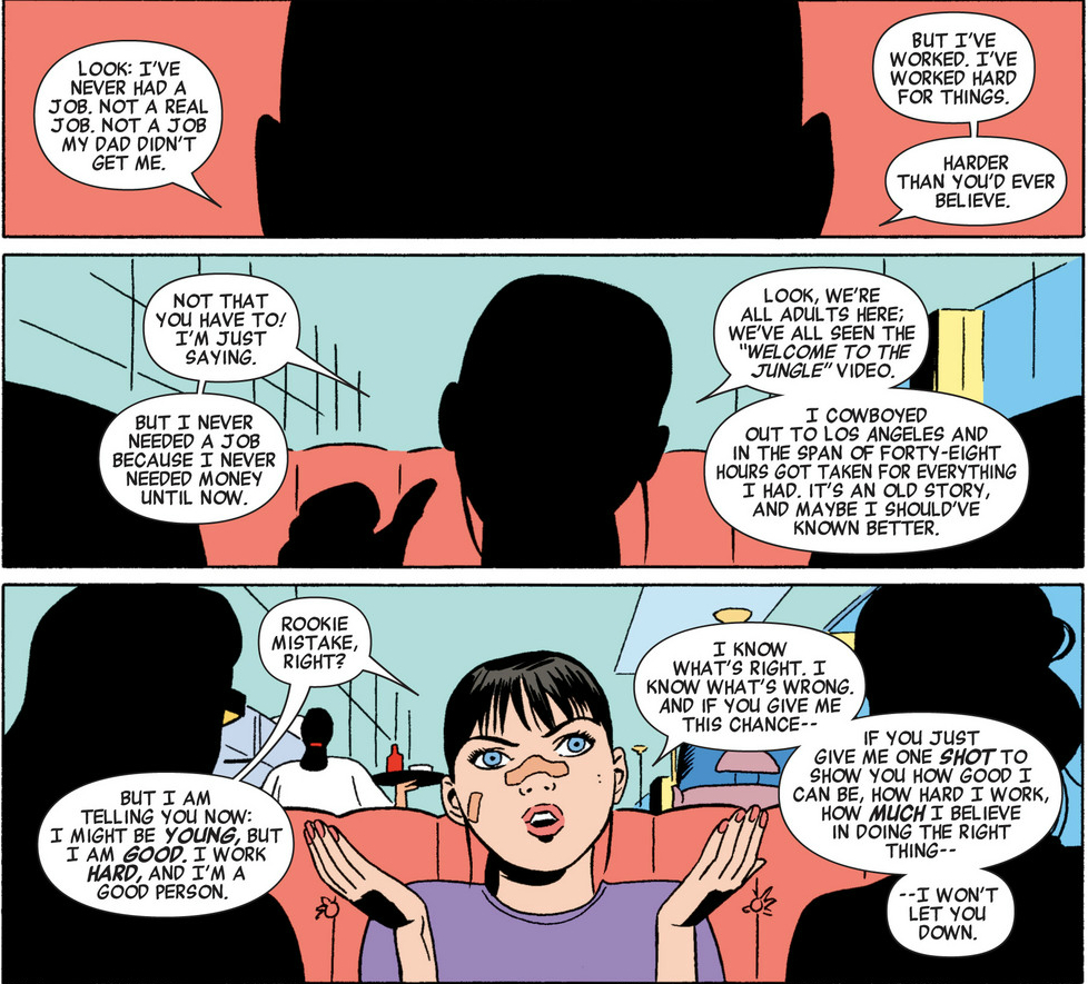 "Who is this mystery woma--oh, it's Kate!"