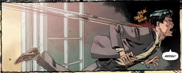 arrows to the back of the neck