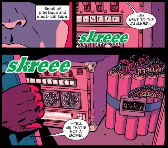 Daredevil discovers the bomb