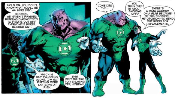 Hal is not showing off to Kilowog
