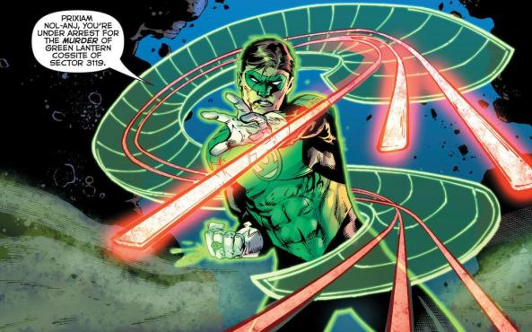Hal Jordan twisty construct