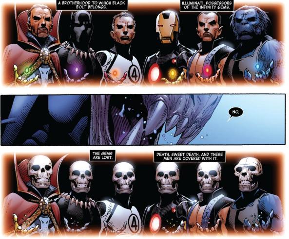 Illuminati lose the infinity Gems