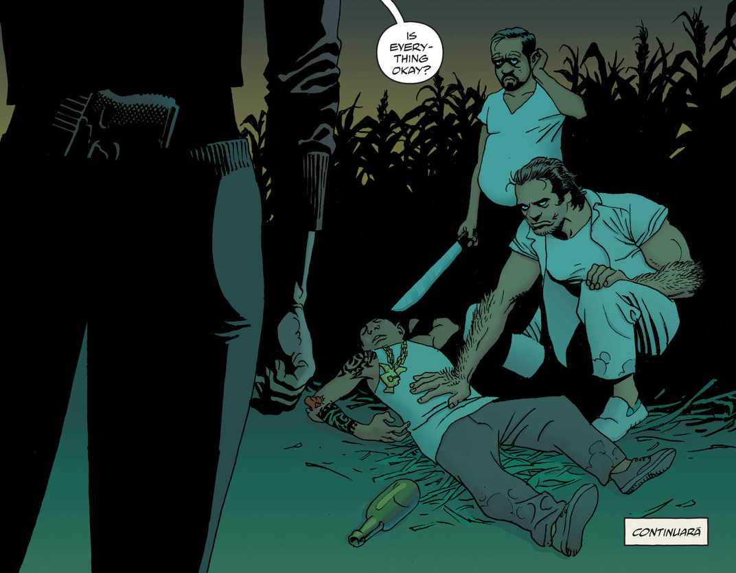 "Oh, don't mind us…we're, uh…rehearsing a play."