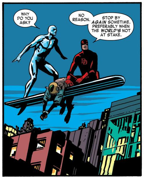 Silver Surfer and Daredevil