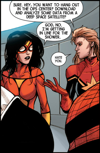 Two words: "Group Showers"