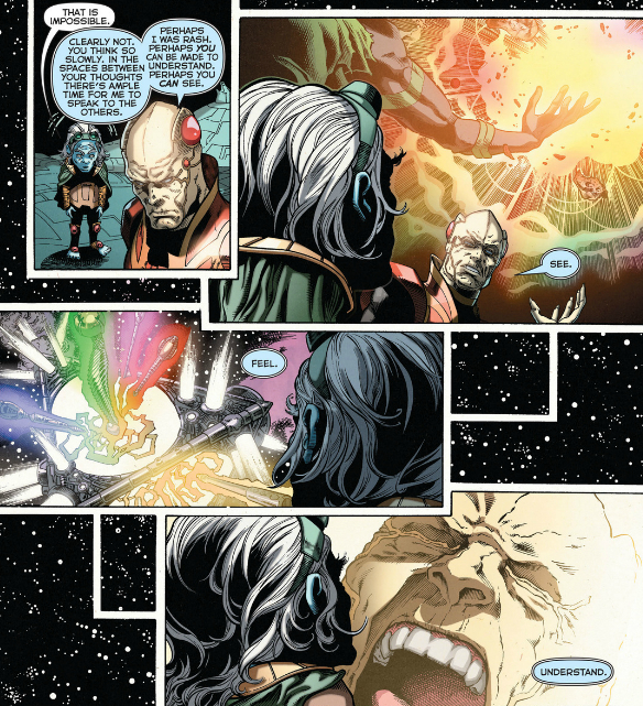 "Well, I nailed the seeing, but I'm still in the dark on the feeling and the understanding."