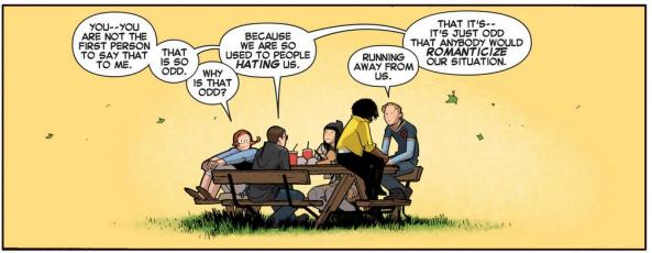 Young Scott and Young Bobby hang out with GIRLS