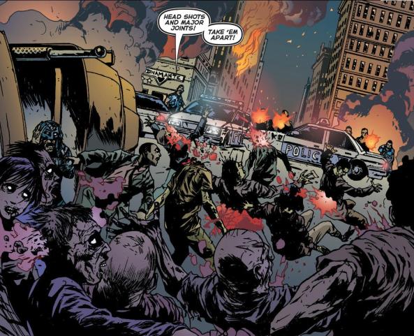 Black Hand's zombies get mowed down