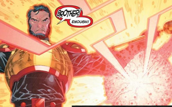 "Hey, brother." highfather, hi brother