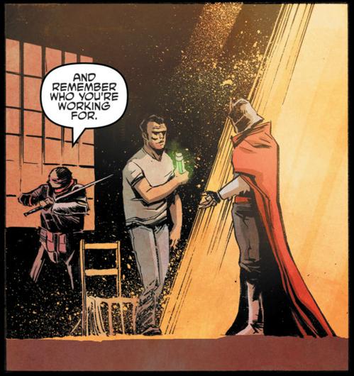 Leo minds Hun that we works for Shredder