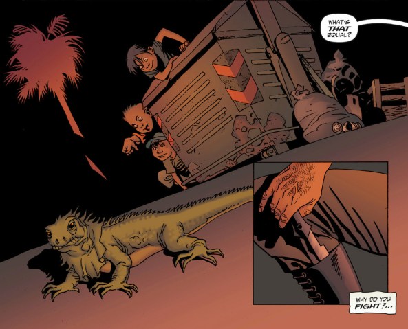 "Nice doggy..." "Nice doggy..."