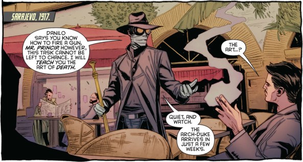 Ra's just can't start his day until he's read the news and had a cup of coffee.