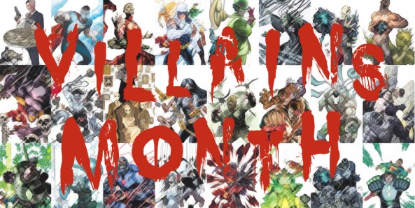 villains month banner