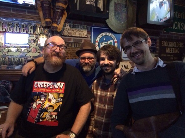 Brian Posehn, Gerry Duggan, Drew, and Patrick