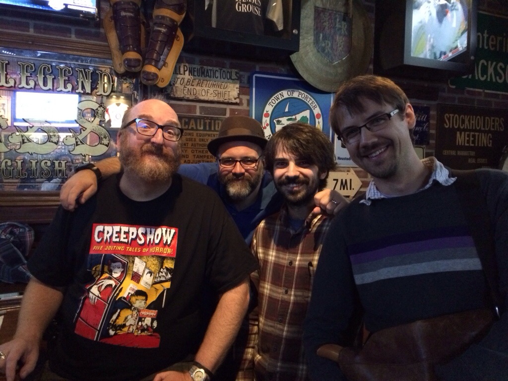 Brian Posehn, Gerry Duggan, Drew, and Patrick