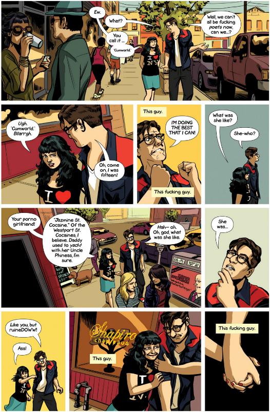 Got to love the pinch-hug