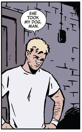 Hawkeye loses his dog