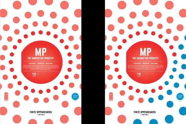 Manhattan Projects 10 and 15 covers