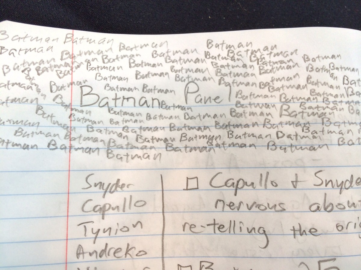 All Batman and no Batman makes Batman a Batman