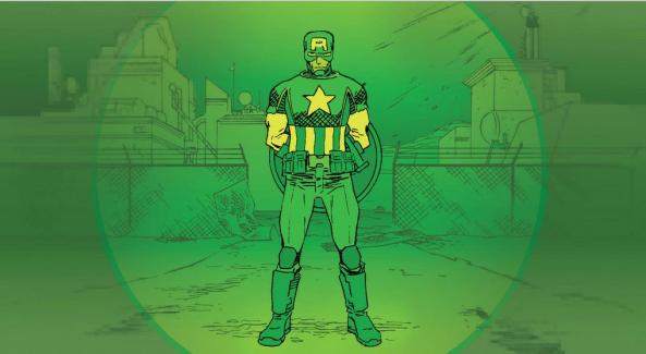 Captain America is badass