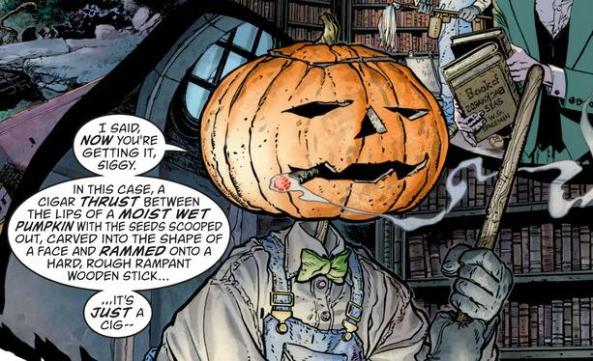 pumpkin head uses ALL THE WORDS