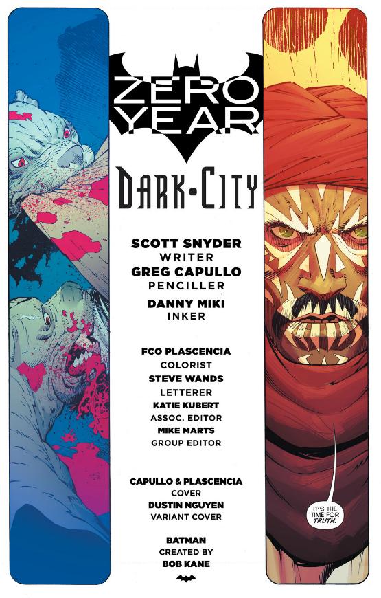 Batman 26 title page