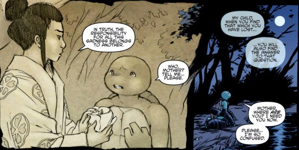 Leonardo is a momma's boy