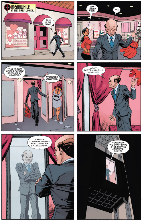 So THIS is what goes on at lingerie stores?!