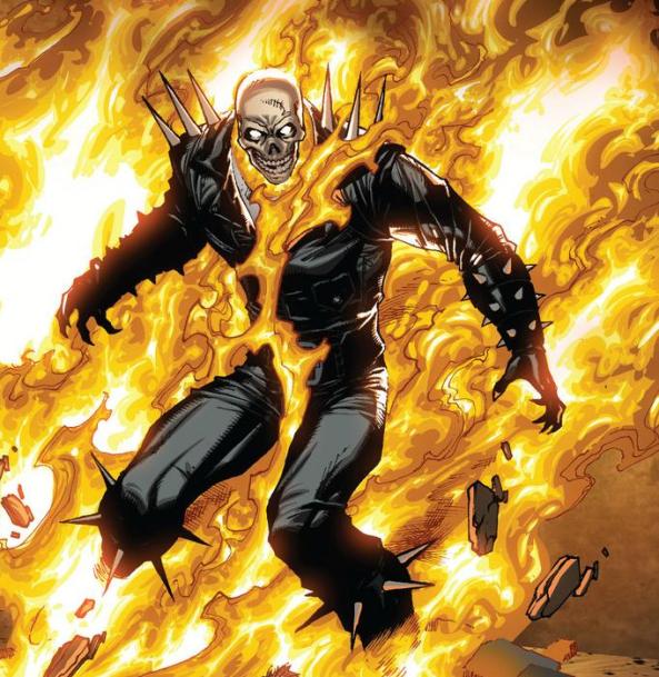 Ghost Rider on Fire