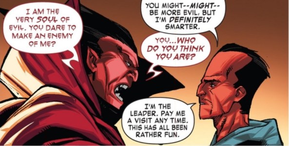 He led you Mephisto - led you right into that sick burn!