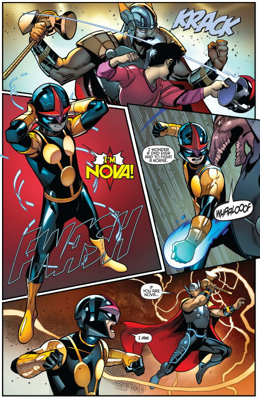 I don't know about your Dad, but Batman definitely fought a horse once