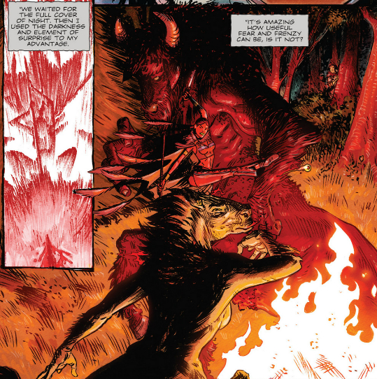 Sacagawea kicking monster ass