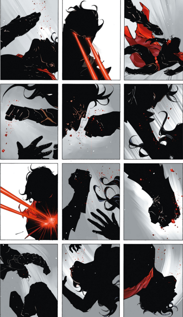 Ambiguous fists hit ambiguous faces