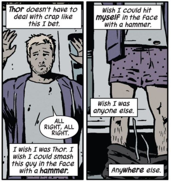 but on the other hand you have a better relationship with your brother than Thor