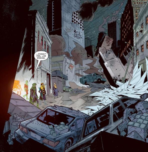 Central City in ruins