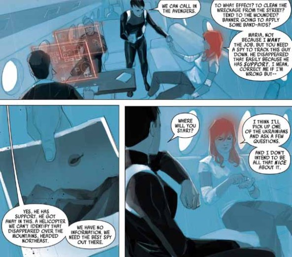 natasha on the plane