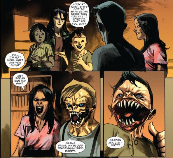 vampires before and after