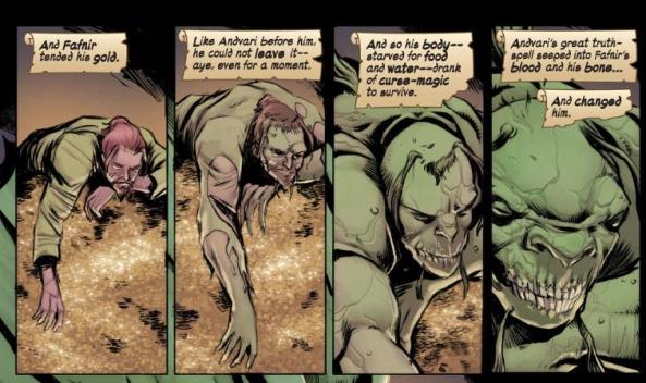 fafnir turns into a dragon