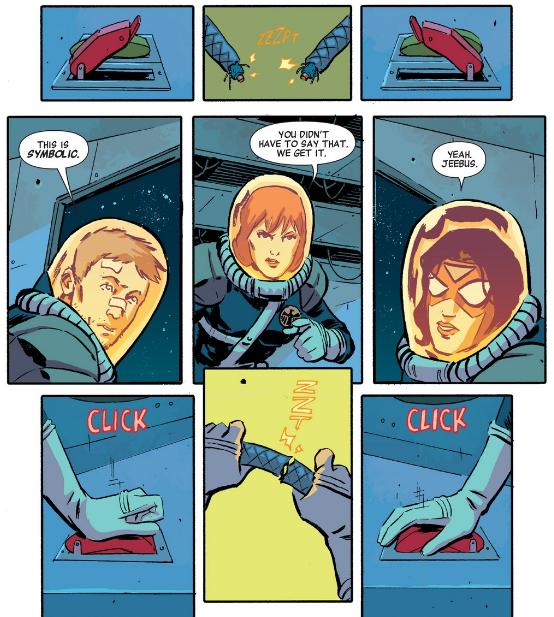 Hawkeye Black Widow Spider-Woman TEAMWORK