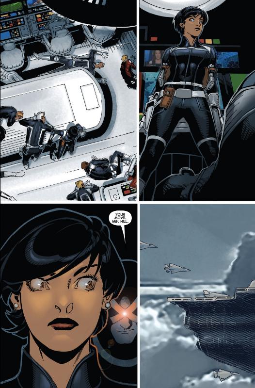 Maria Hill vs Cyclops