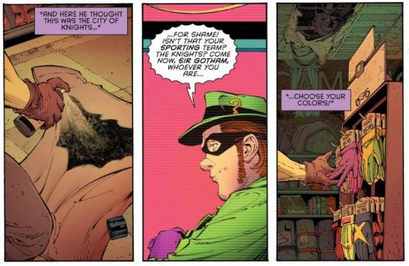 Batman picks his colors