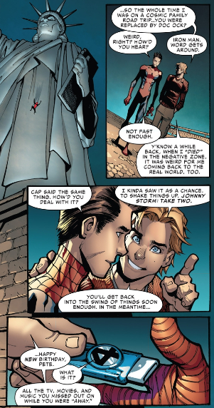 but Johnny you were gone too, who gave this to you?