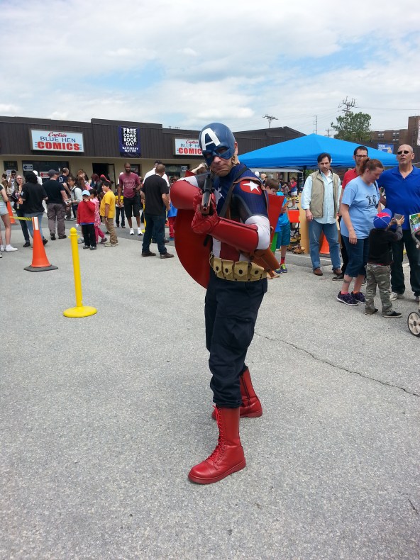 He had to leave the event early to go punch Hitler in the jaw. We all understood