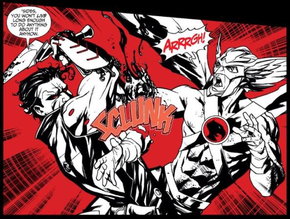 hawkman loses an arm