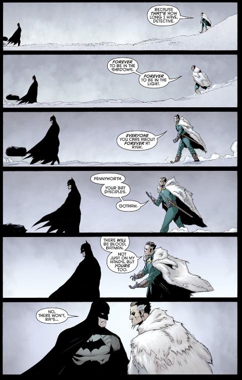 Batman and Ra's al Ghul are going to finish this like men