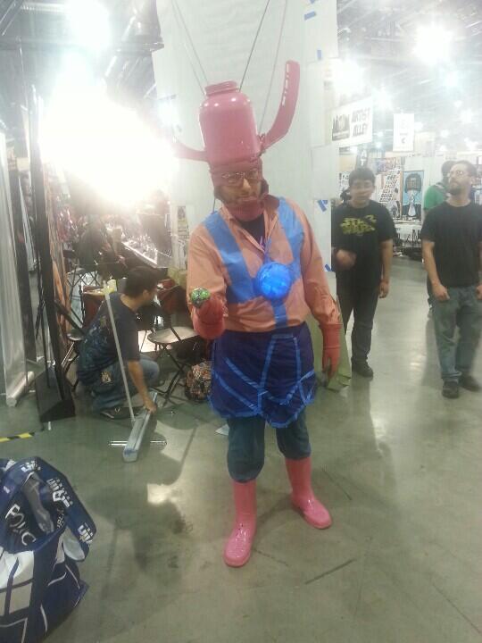 He holds the Earth in the palm of his hand...literally...