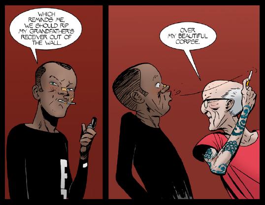 Gramps doesn't want PI to unplug the Teevee