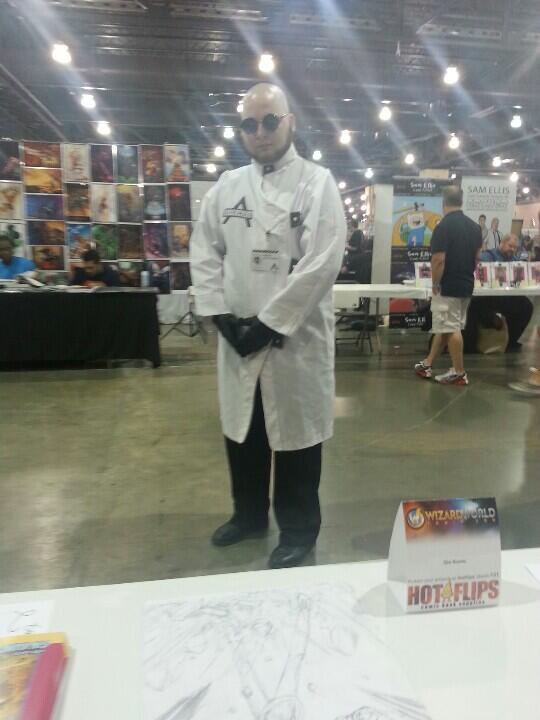 Just making his rounds on the inmates