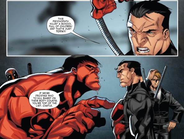 Punisher vs Red Hulk